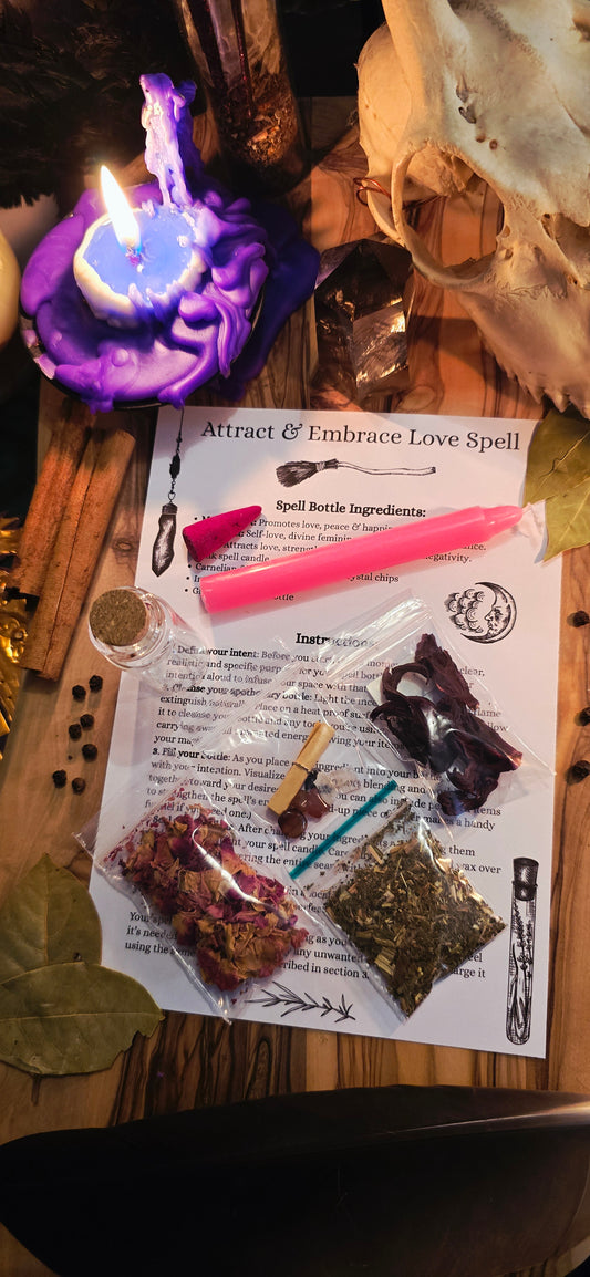 Attract & Embrace Spell kit