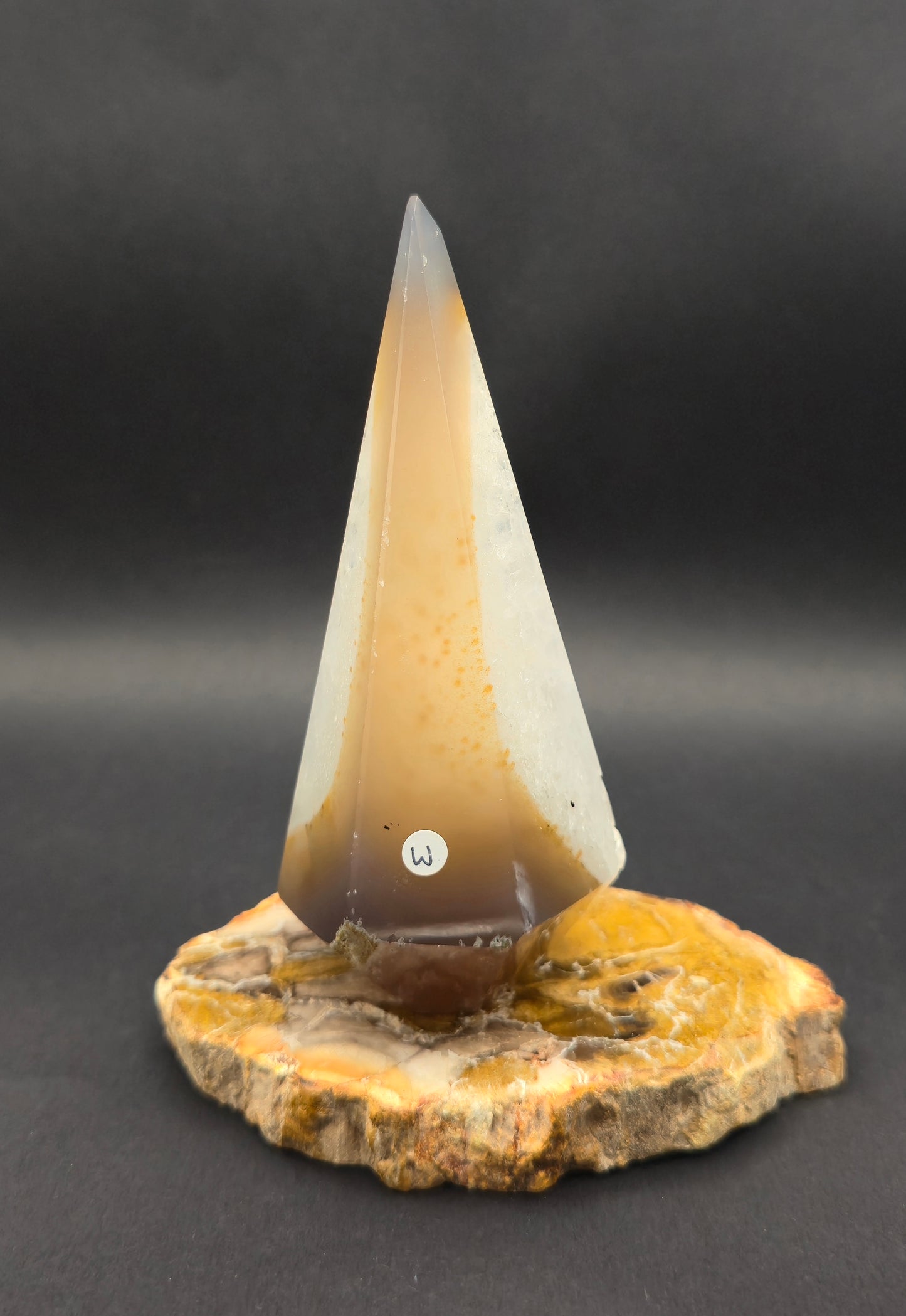 Agate Diamond with Druzy Pocket