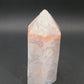 Pink Amethyst Tower with Druzy Pocket
