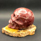 Red Jasper Skull