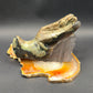 Volcano Agate Dragon Skull Carving