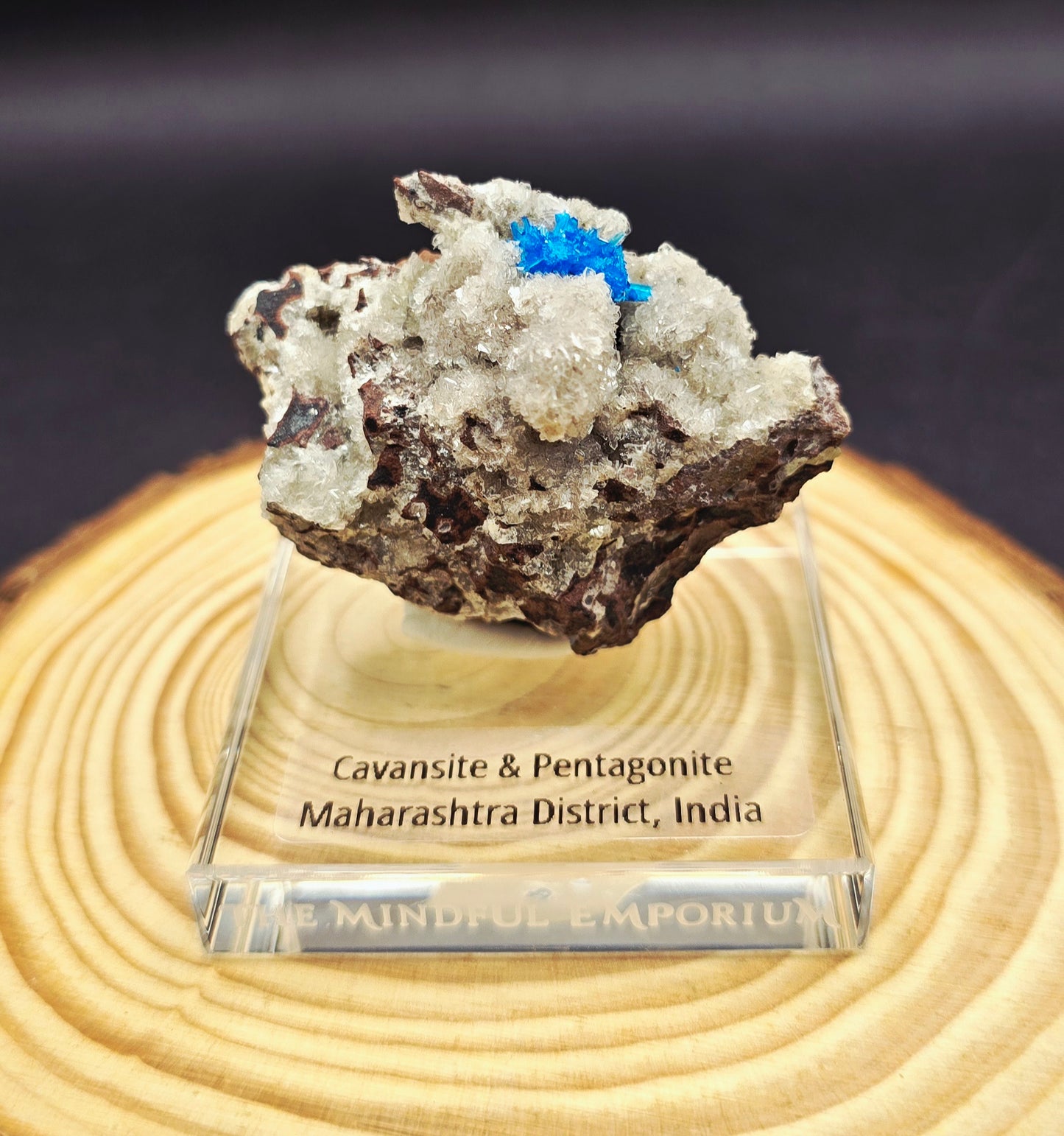 Cavansite & Pentagonite specimen
