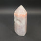 Pink Amethyst Tower with Druzy Pocket