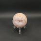 Pink Amethyst Sphere with Druzy Pocket