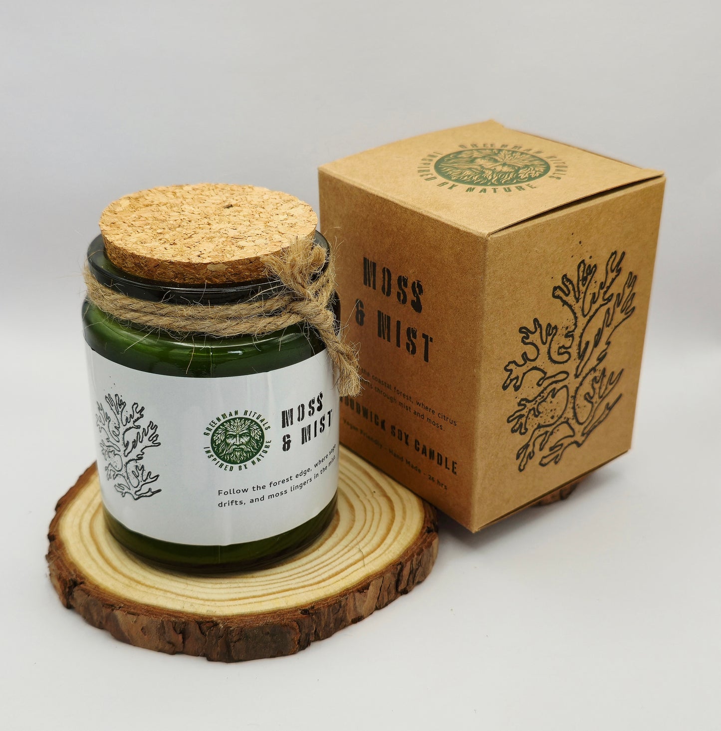 Green Man Moss & Mist Soy Wax Candle