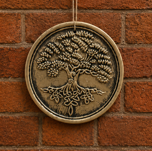 Tree of Life terracotta wall plaque