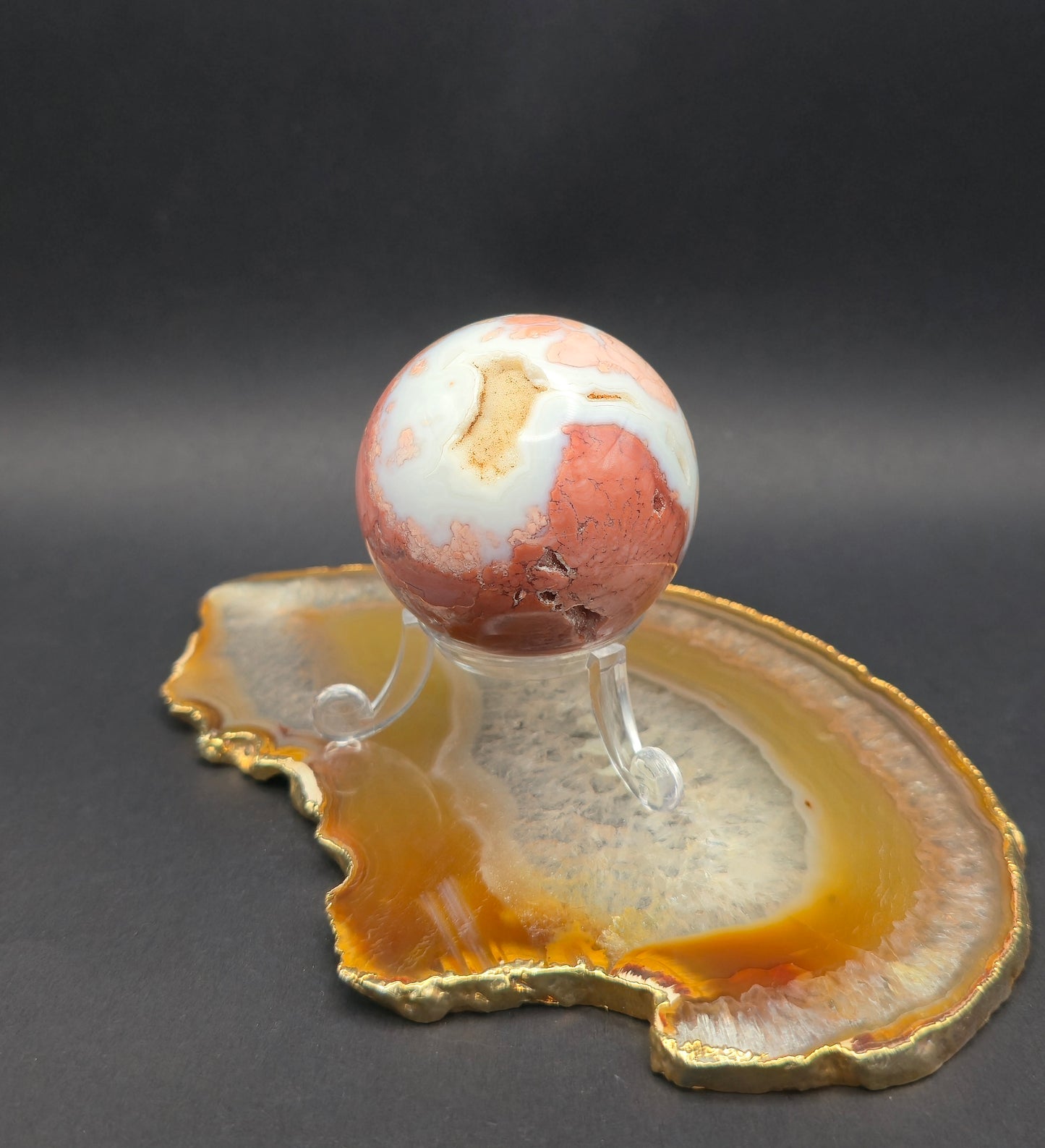 Pink Agate Sphere